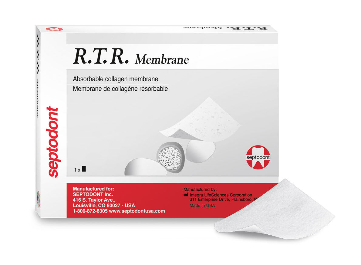 Septodont 9626N R.T.R. Absorbable Collagen Membrane 20mm X 30mm 01S0520 Septodont 9626N R.T.R. Absorbable Collagen Membrane 20mm X 30mm 01S0520